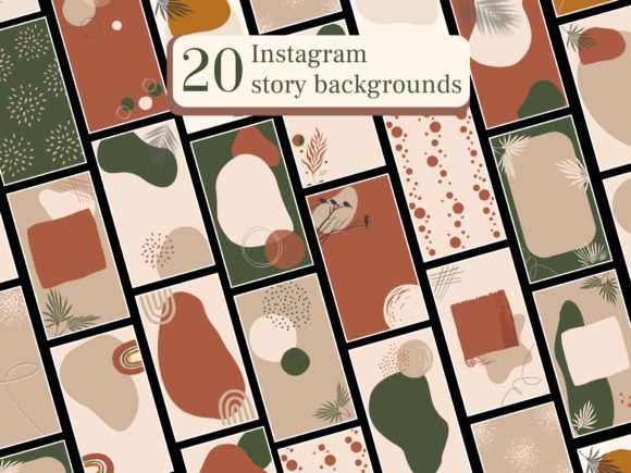 Download Abstract Boho Instagram Story Background - Story Collection