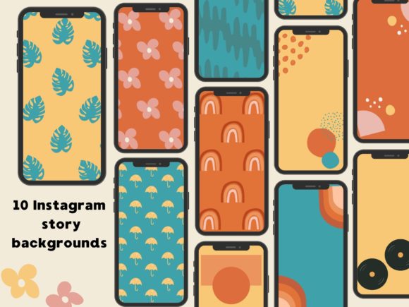 Download Boho Abstract Instagram Story Background - Story Collection