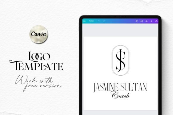 Download Canva Logo Template – Jasmine - Canva logo Collection