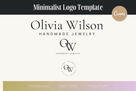 Download Aesthetic Minimalist Canva Logo Template - Canva logo Collection