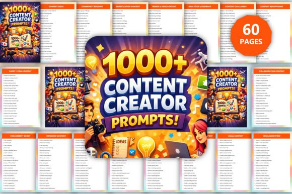 Download 1000+ Content Creator Prompts - Creator Collection