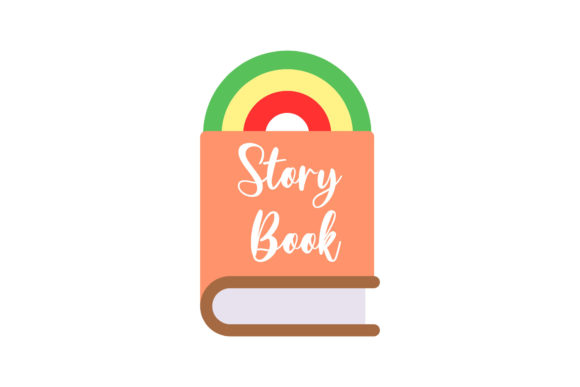 Download Book Icon Story Book Rainbow Design Art - Rainbow design Collection