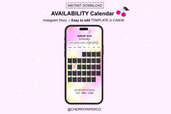 Download Instagram Story Calendar, AUGUST 2024 - Story Collection