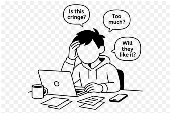 Download Creative Anxiety While Posting Online - Creative Collection