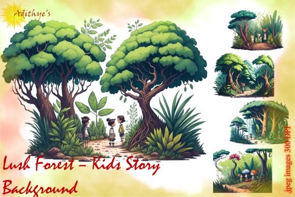 Download Kids Story Background - Lush Forest - Story Collection