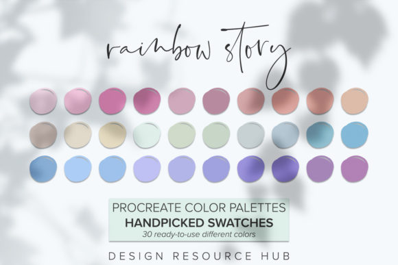 Download Procreate Color Palette: Rainbow Story - Story Collection