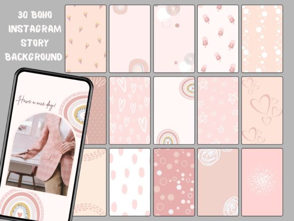 Download 30 Boho Instagram Story Background - Story Collection